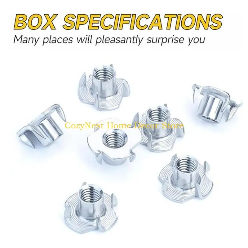 92MF 210 Count T Fastener Set 6mm 8mm 10mm Coated Steel For Bolts Hardware