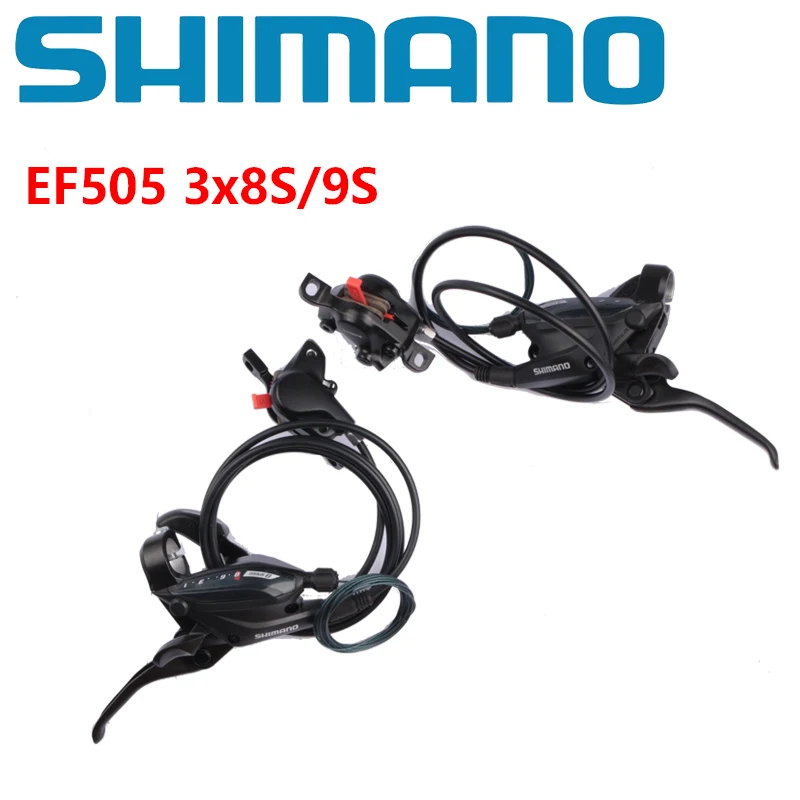 Shimano EF505 BR M315 3x9 3x8 Speed MTB Bike Bicycle Hydraulic Disc Brake Shifter Trigger Switch Inner Cable Original Shimano