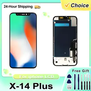 Bilashmart OLED iPhone X XR XS MAX Display 3D Touch Screen Digitizer 11 Pro 12 Mini 13 Pro Max 14 Plus 15 LCD Replacement Parts