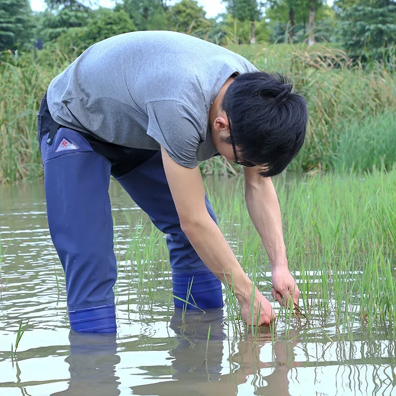 Transplanting Shoes Water Pants Knee Length Leg Pants Half Body Wear-resistant Waterproof Anti Slip Blood Paddy Pants