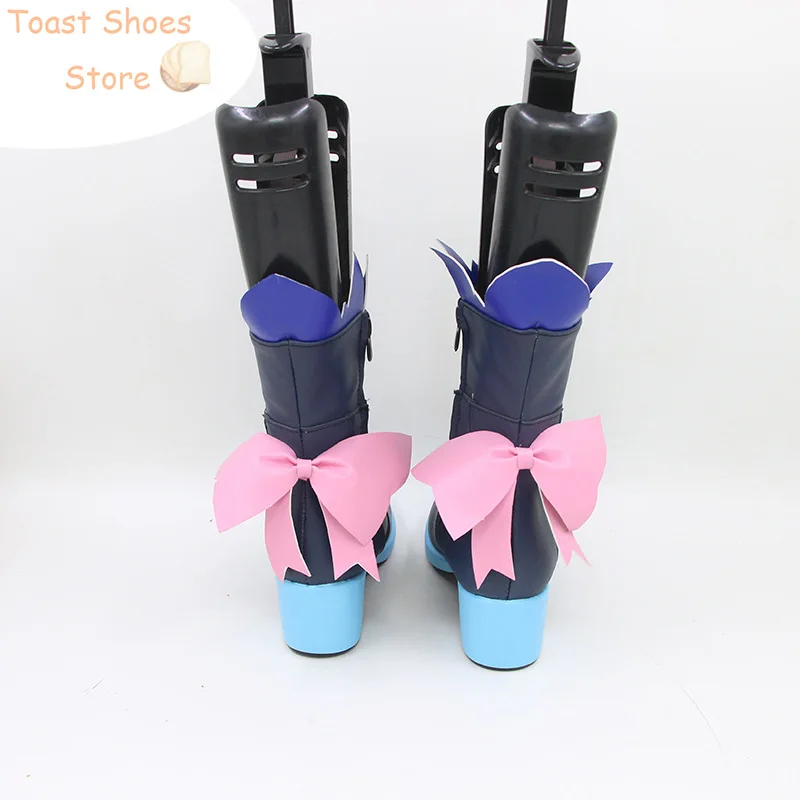 Yukihana Lamy Cosplay Shoes Vtuber Cosplay Prop PU Leather Shoes Halloween Carnival Boots Costume Prop