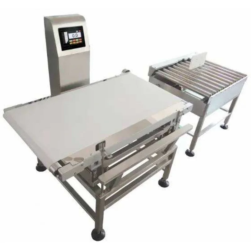 1-20KG Online Combine Weight Measure Machine Food Roller Conveyor Checkweigher
