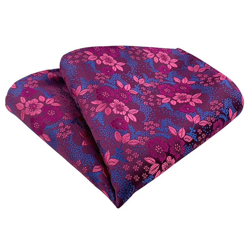 العلامة التجارية منديل رجل الأزهار بيزلي مخطط صالح حفلة رسمية جيب مربع منديل الصدر منشفة دعوى اكسسوارات الرجال ربطة العنق #4