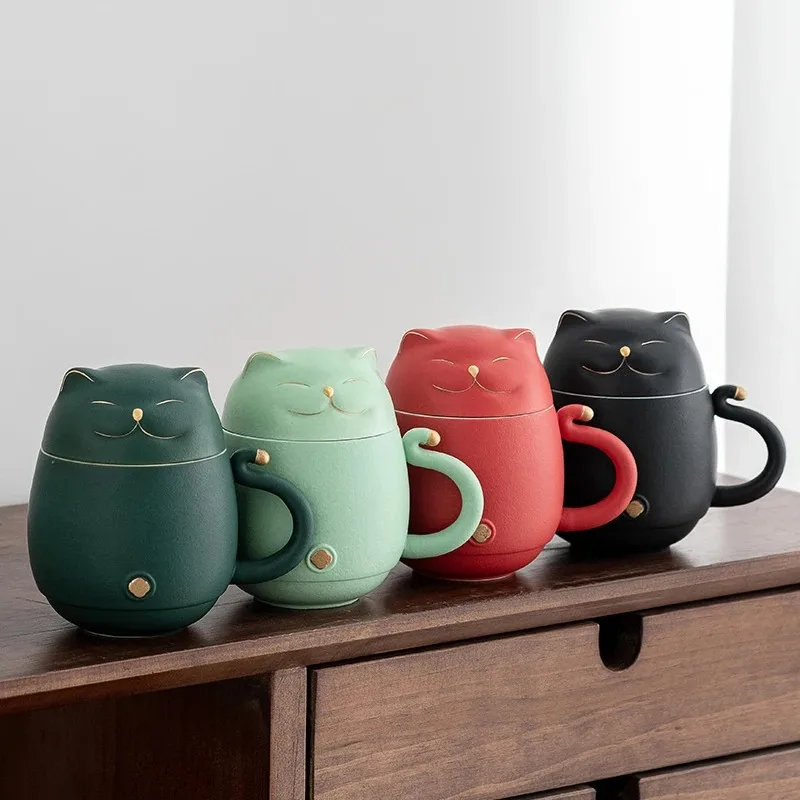 

Portable Tea Mug Travel Set for Business Trip Single Person Carry Water Cup Filter Quickly Brew Utensils Drinkware