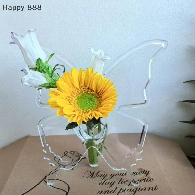 ديكور الغرفة الجمالية: مزهرية زهرية تحت عنوان الفراشة للمكتب والديكور الداخلي