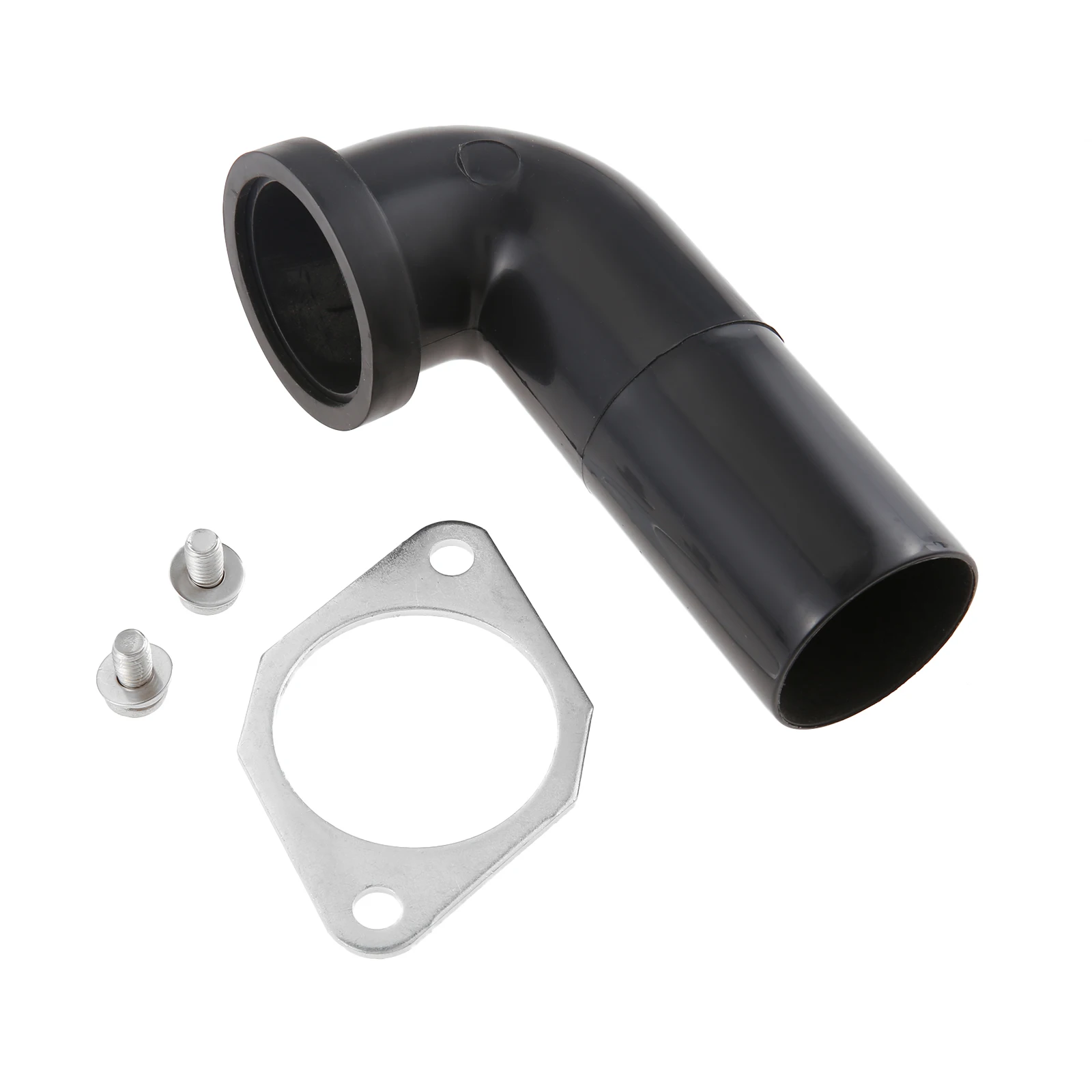 1Set Garbage Disposal Drain Elbow Replacement Kit with 1.5Inch Elbow Flange Gasket Screws Fit for All Moen Waste King Whirl Away