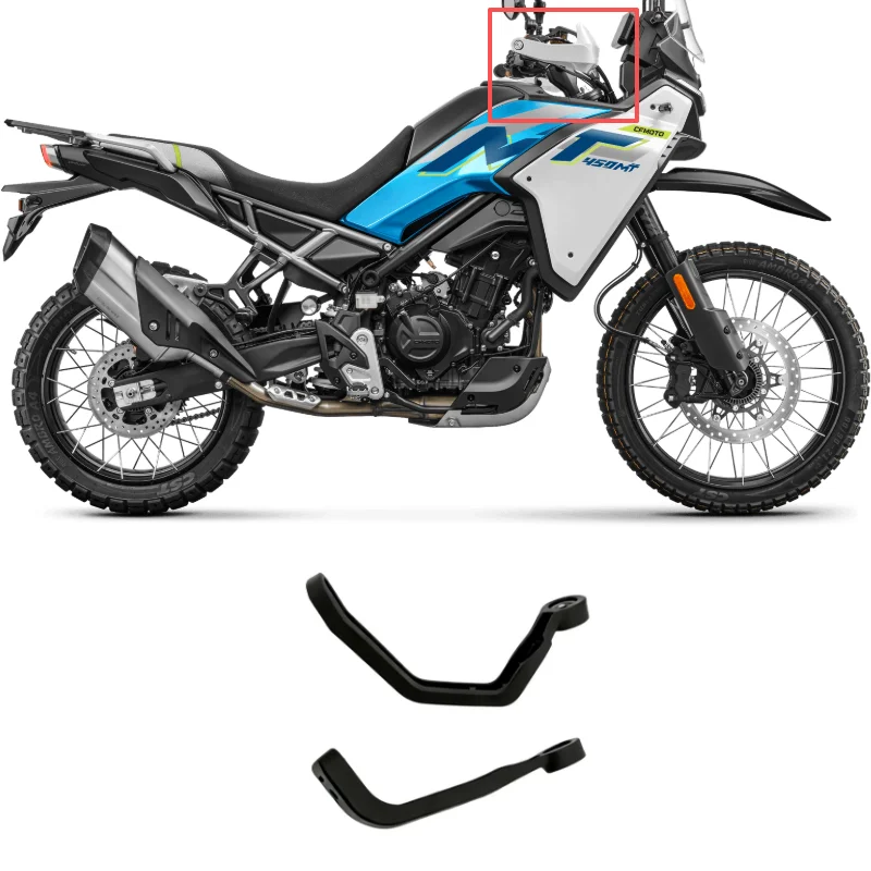 For CFMOTO 450MT Left&Right Hand Guard Bracket CF Moto 450 MT HandGuard Shield Protector Motorcycle Accessories Original Parts