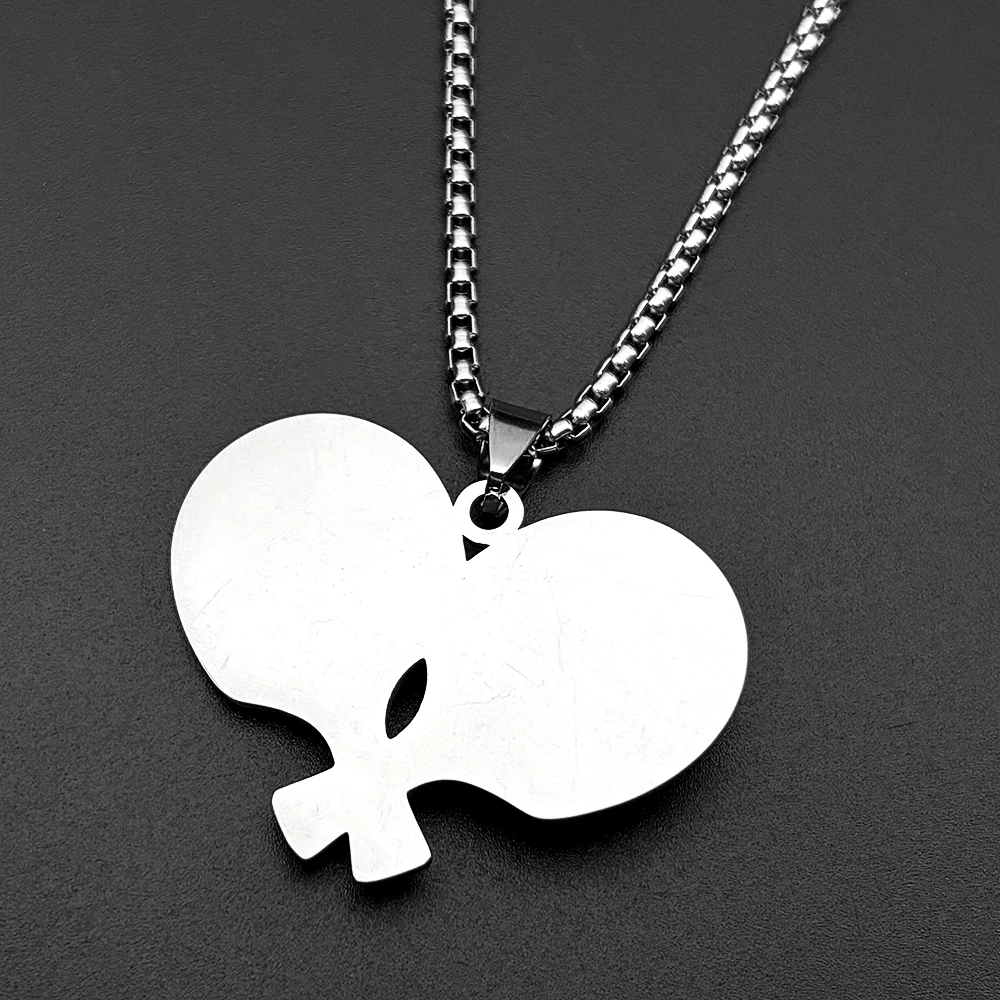 Tischtennis Schläger Ball Kette Frauen Männer Edelstahl Gold Farbe Männlichen Ping-Pong Sport Stil Mode Hiphop Halskette Schmuck – Detail 7