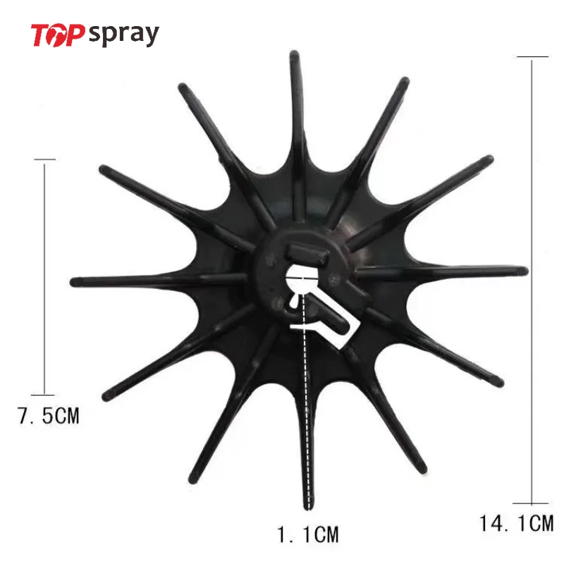 

Вентилятор двигателя Topspray 15D088 для безвоздушного распылителя краски 695 LowBoy 1095 HiBoy Mark 5 Mark X 7900HD Вентилятор