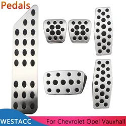 Car Pedas Gas Brake Pedal Cover for Chevrolet Trax Equinox Cruze Malibu for Opel Mokka Vauxhall Astra J H GTC Insignia