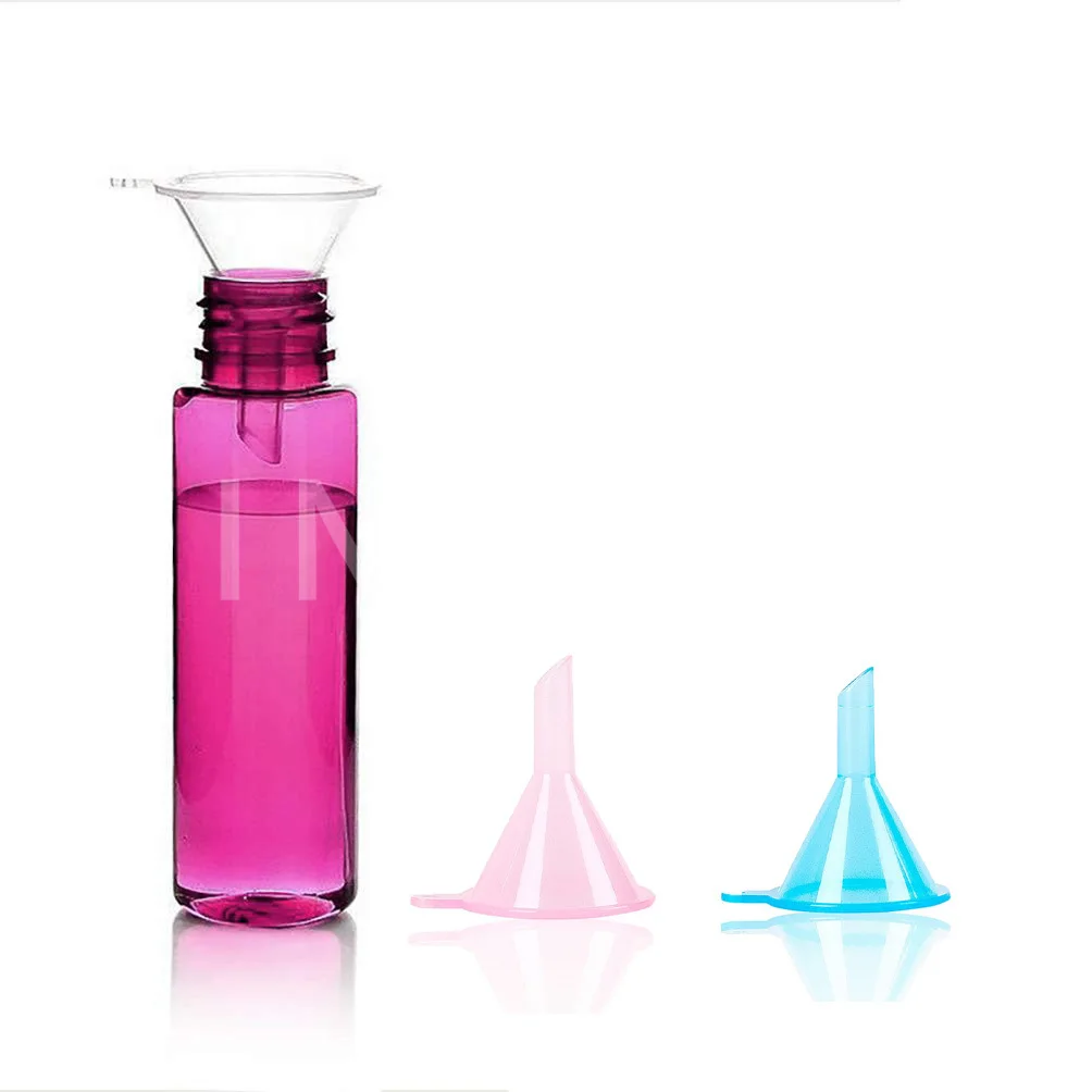 

500PCS Mini Funnel for Essential Oil Bottles, Small Funnels for Lab Bottles, Liquid Oil , Perfumes, Spices, Powder Funnel Pink