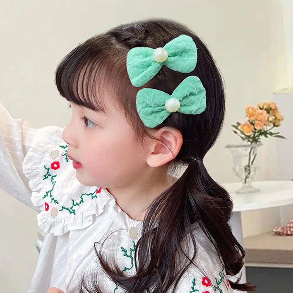 10pcs Children Hair Clip Cute Multicolor Bow Flower Side Barrettes Bangs Broken Hairpin Baby Headwear Hair Accessories image 4
