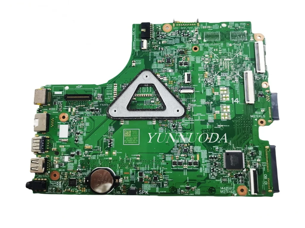13269-1 For DELL Inspiron 14 3442  3443 15 3542 3543 17 5748 5749 Laptop Motherboard With  i3 i5 i7  CPU 0HRG70 06YPRH 100% Test