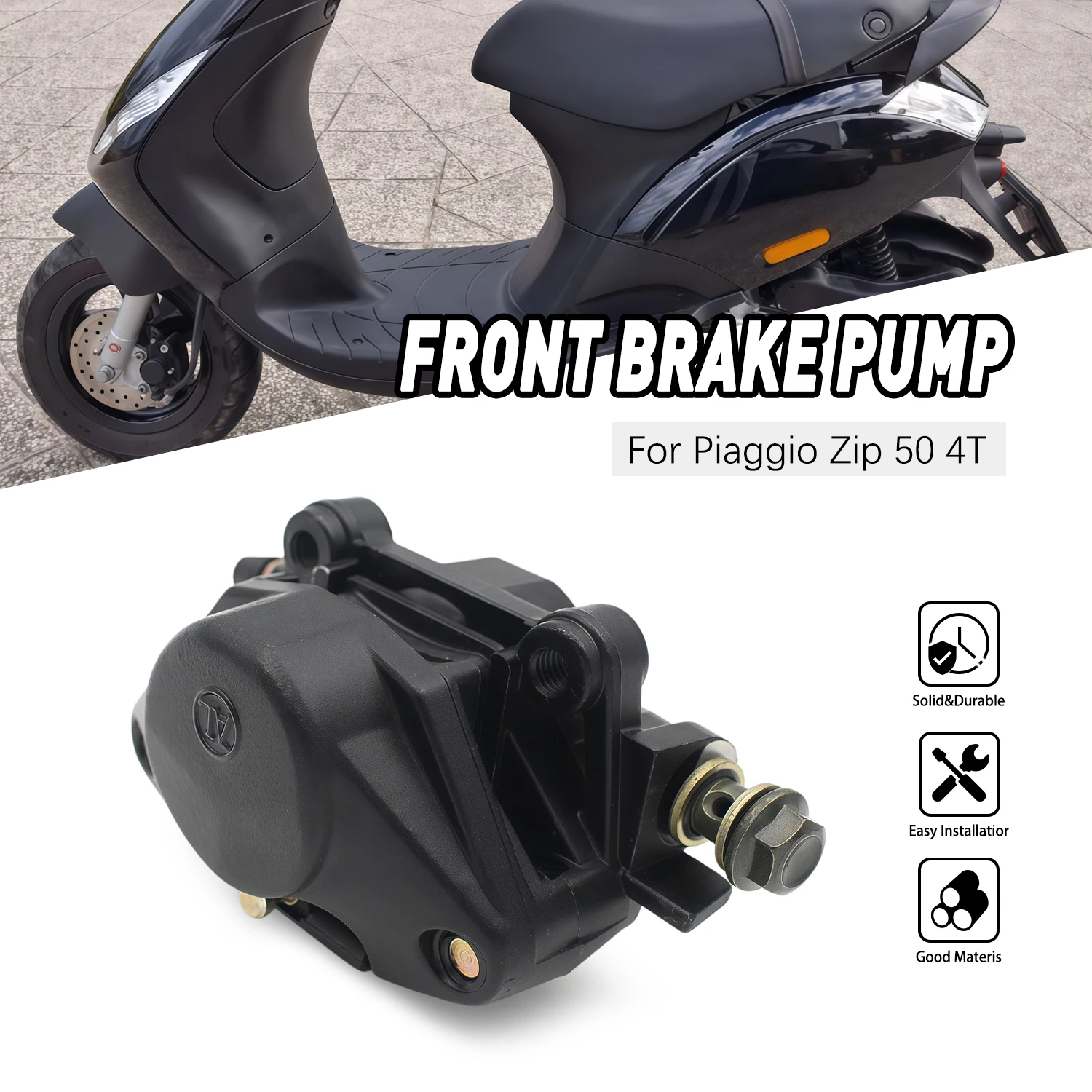 

Rear Disc Brake Pump Assembly Motorcycle Front Brake Hydraulic Caliper For Piaggio Zip 50 4T Sfera 50 LX 125 F12 LBMC25C