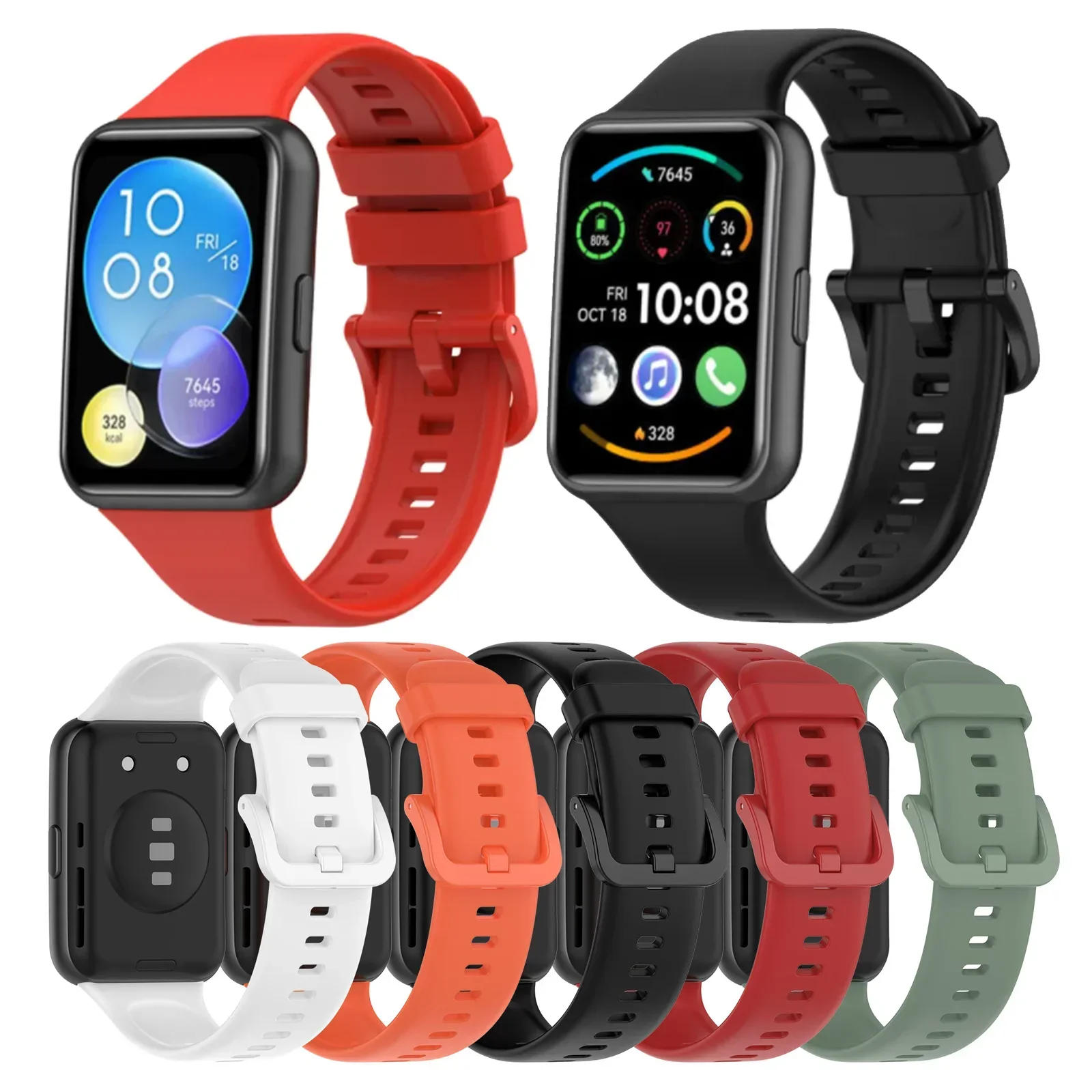 

Silicone Strap For Huawei Watch FIT 2 Watch Band Replacement Wrist bracelet Watchbands for Huawei FIT2 active Accessories