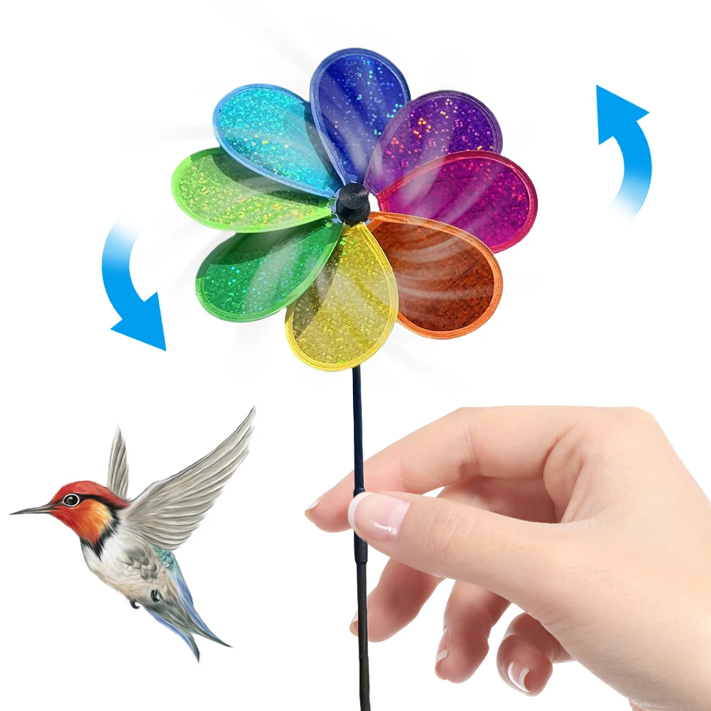 1-5PCS Windmühle Wind Spinner Windmühle Neue Bunte Regenbogen Dazy Blume Spinner Bunte Nette Geschenke Garten Hof Im Freien decor