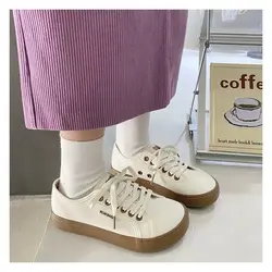 Fashion canvas shoes trainers ladies wide fit sneakers women's designer low top tenis shoes beautiful blue sneakers laced up