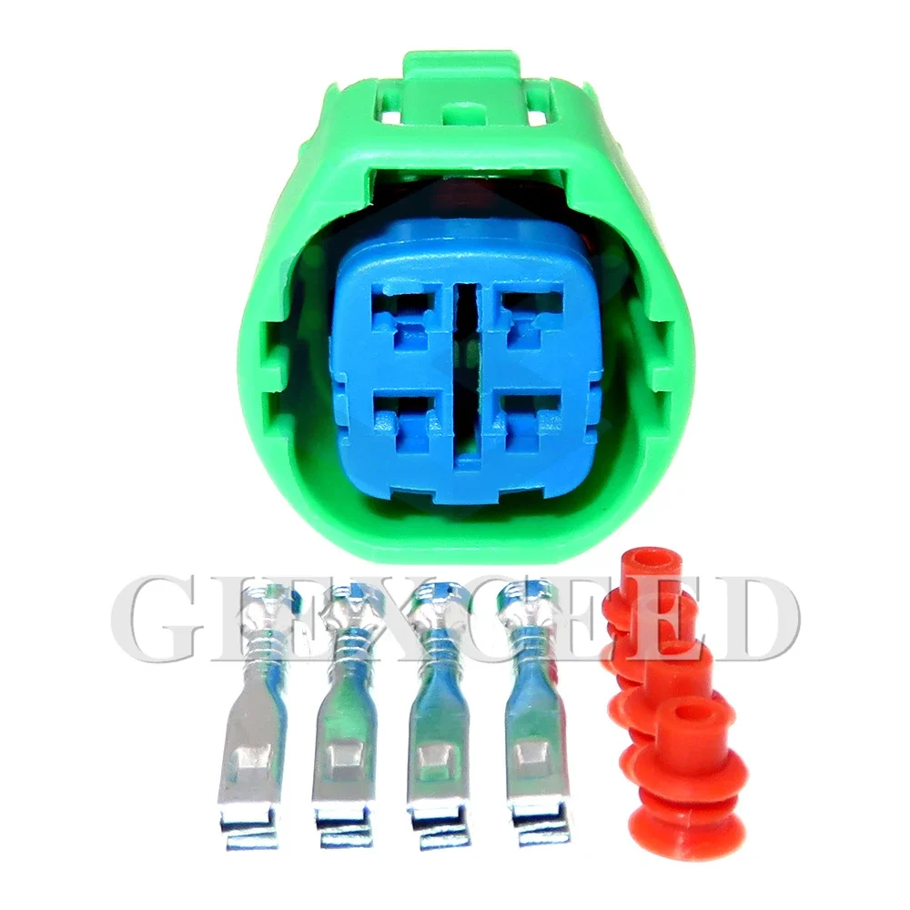 

2 комплекта, 4-контактный 6189-0545 90980-11964, детали для модификации автомобиля, автоматический электрический разъем, сборка переменного тока, зеленая клеммная розетка