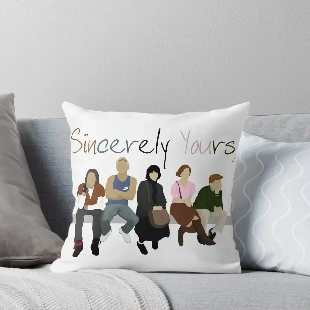 

Sincerely Yours, The Breakfast Club Throw Pillow Cushions For Sofa Christmas Pillow Covers pillow