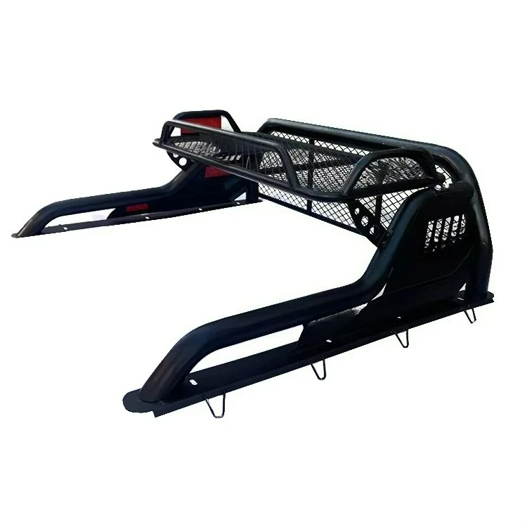 OEM Universal Heavy Duty Manganese Steel 4x4 Sport Roll Bar with Black Powder Coating for Pickup Truck Bed Cargo Rack
