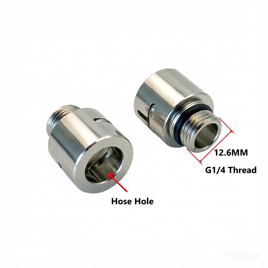 High Pressure Washer Hose Drain Cleaning Nozzle Directly Connect To Hose For KARCHER K2 K3 K4 K5 K7 view 4