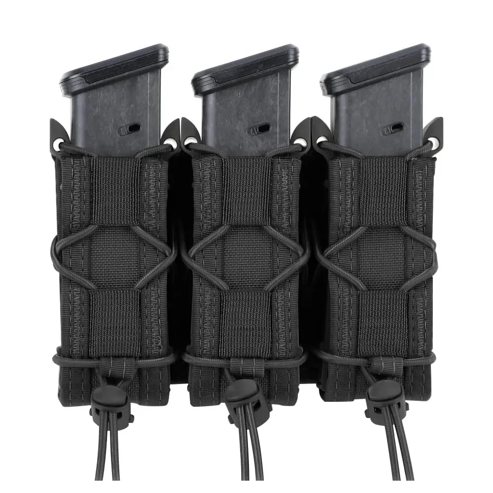 9mm Pistole Double/Triple Stack Magazintasche Molle Mag Holster Jagd Taschenlampe Halter EDC