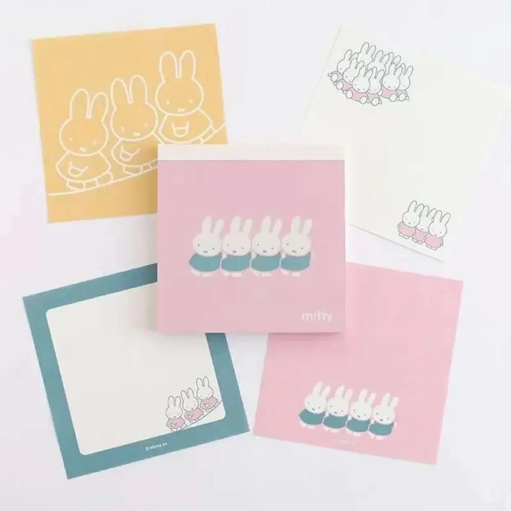 ミッフィーウサギ付箋かわいいアニメ学生かわいいデスクトップマルチスタイルシンプルな便利なステッカー日本の女の子メモギフト