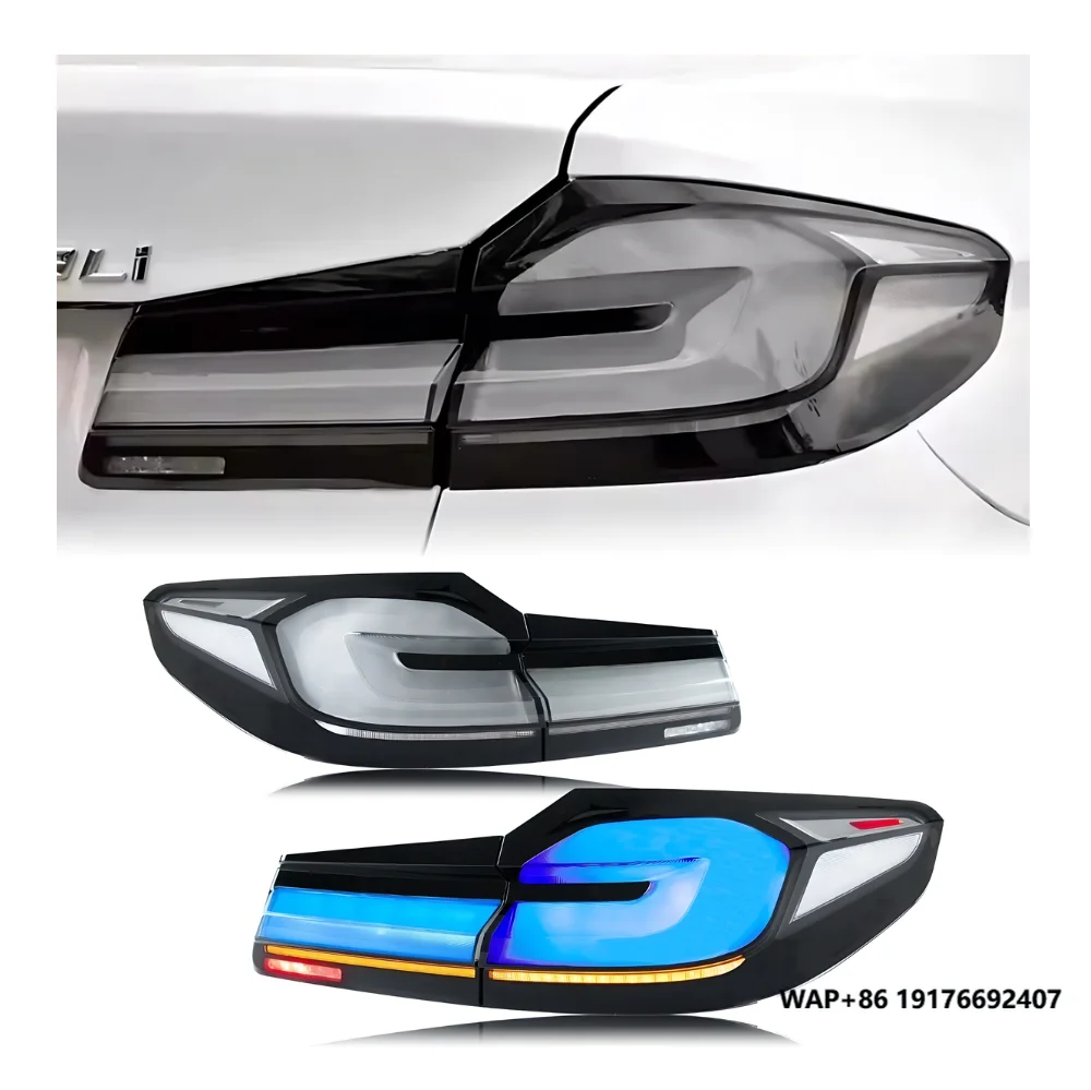 M5 G30 Taillights F90 2021-2025 LCI Clear White Smoked Rear Lamp LED Plug and Play DRL Signal Automotive Accessories for 'BMW