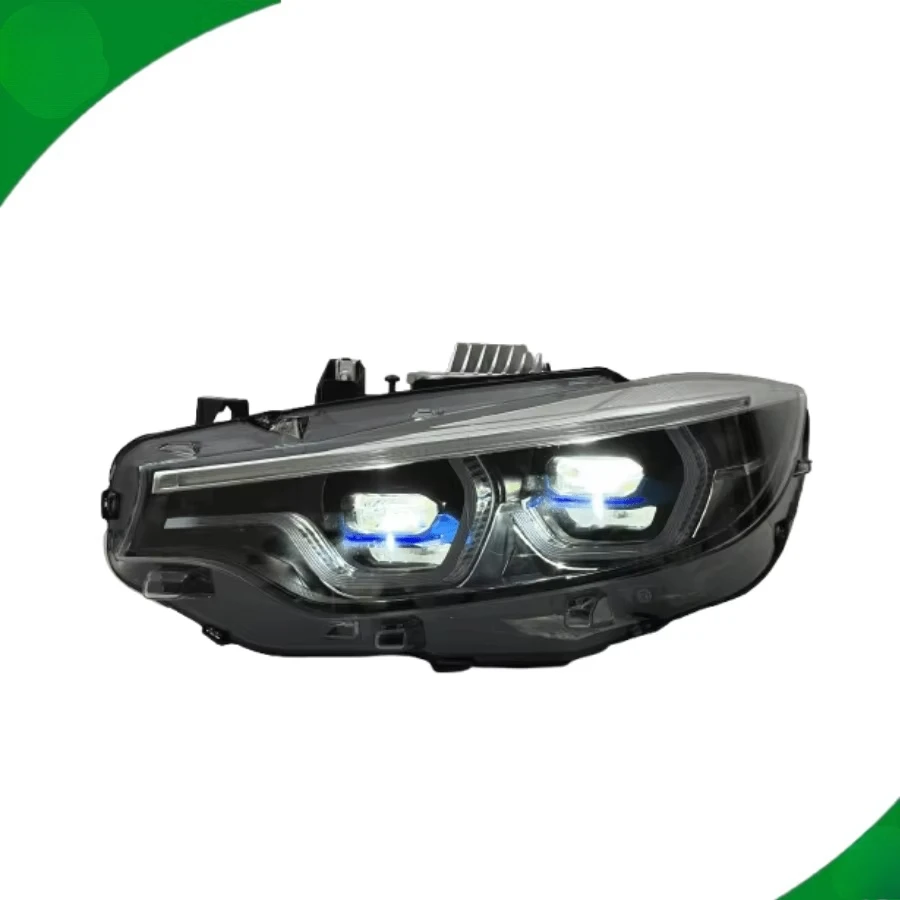 

V3 12V LED Headlight for F32 F80 F82 M3 M4 Tricolor DRL 6000K New High/Low Light Turn Fog Lights