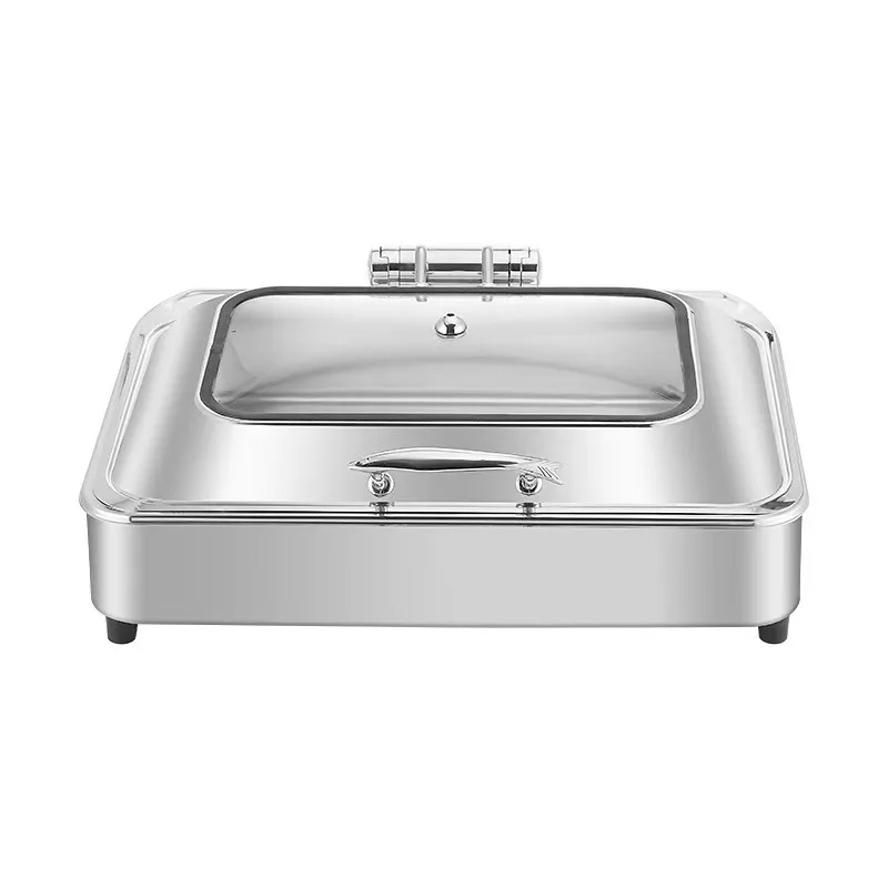 

Stainless steel, self service, breakfast stove, hydraulic, slow drop, electric heating, visual, thermal insulation