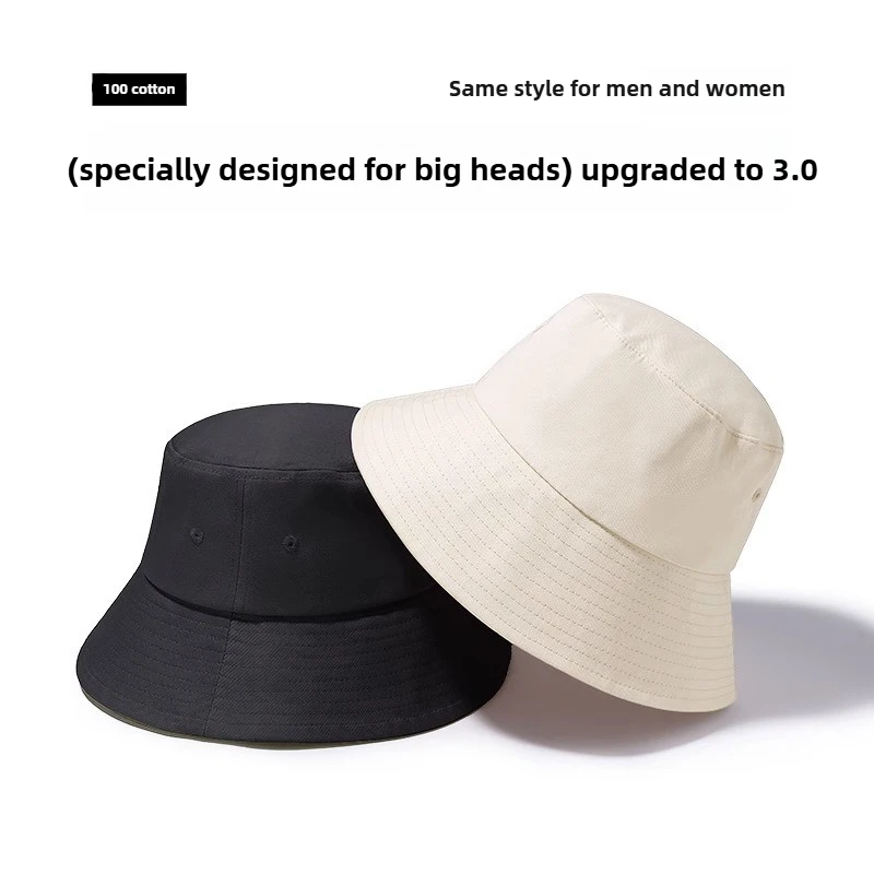 

Large size fisherman hat for men, big head circumference hat for women,trendy,fashionable, casual, face enhancing, small sun hat