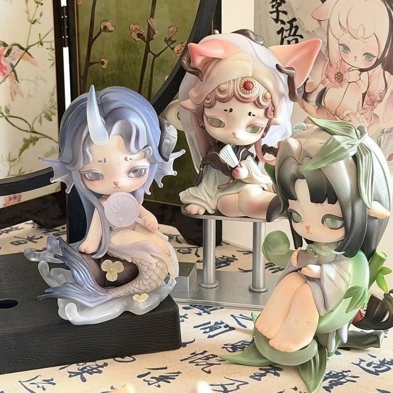 

Оригинальные коллекционные фигурки Ninimo Yunjian Jiyu Series: милые куклы-сюрпризы в закрытых коробках, украшения для рабочего стола, игрушки-сюрпризы, подарки