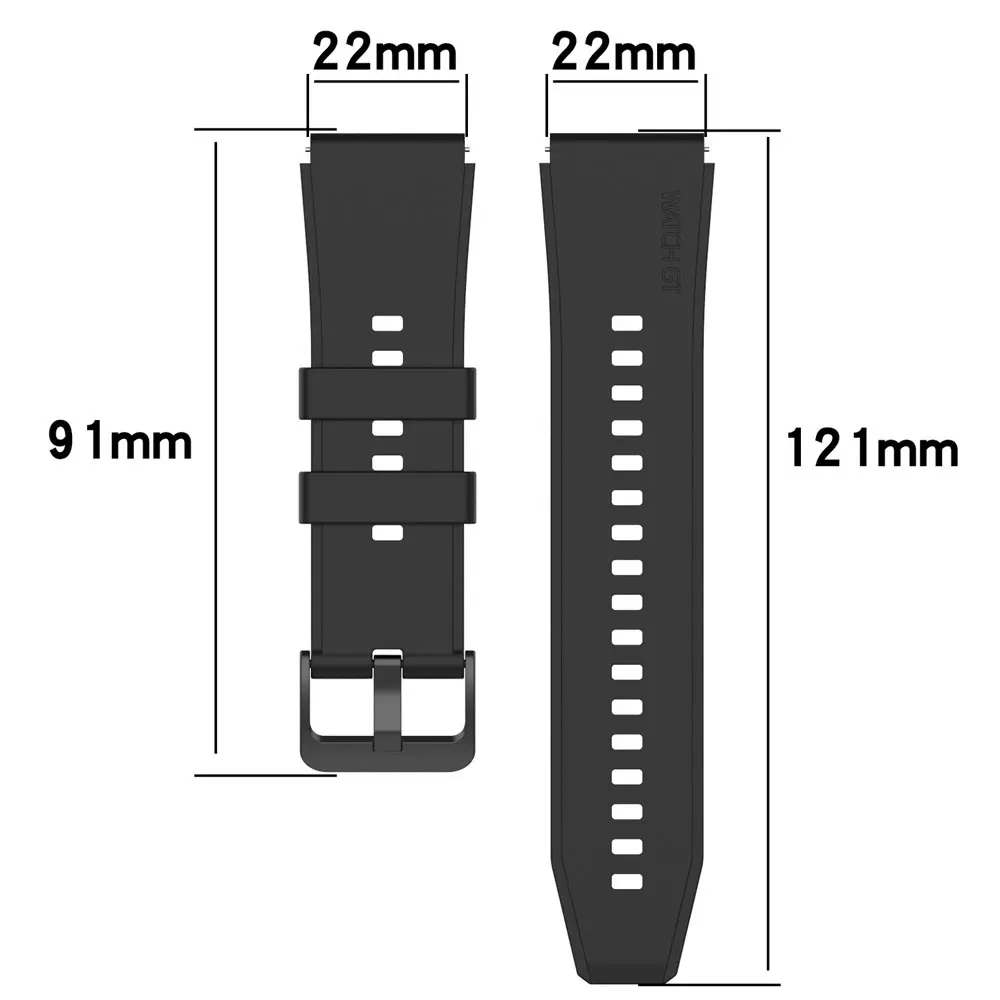 22mm Officiële Siliconen Horlogeband Voor Huawei Gt2 Pro Sport Band Polsband Voor Huawei Horloge 4 3 GT2 3 GT3Pro 46mm 43mm Gt 2 Pro