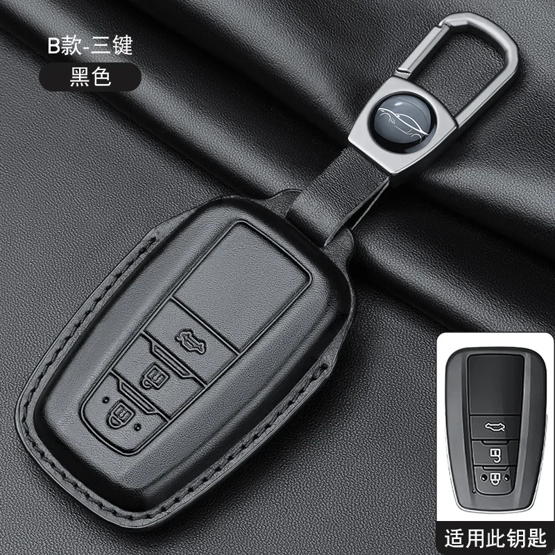 Funda de llave de coche, carcasa de Zinc para Toyota Prius, Camry, Corolla, C-HR, CHR, RAV4, Prado, Izoa, Levin, Avalon, 2018, 2019, 2020