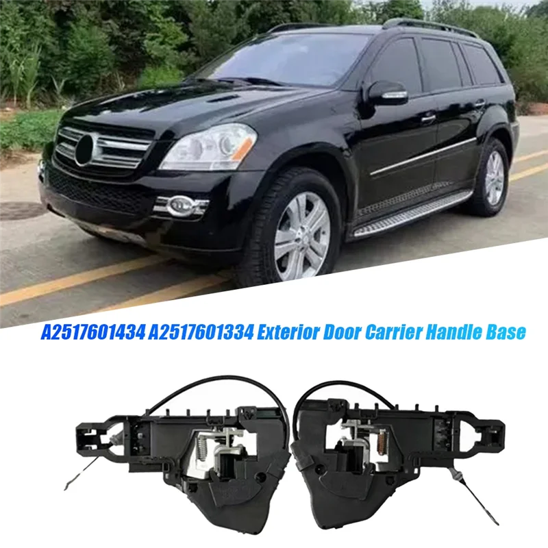 

1Pair Car Rear Door Handle Base A2517601434 A2517601334 For Mercedes-Benz W251 2006-2013 Exterior Door Carrier Handle Parts