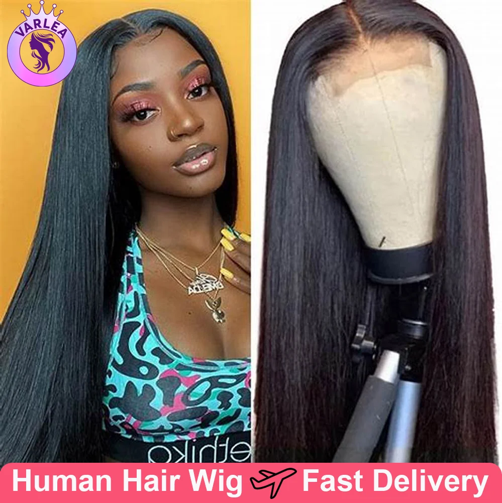 13x6 Straight Lace Front Wigs Human Hair 13x4 Lace Front Wig Pre Plucked Brazilian Straight Hair Glueless Wig 100% Human Hair