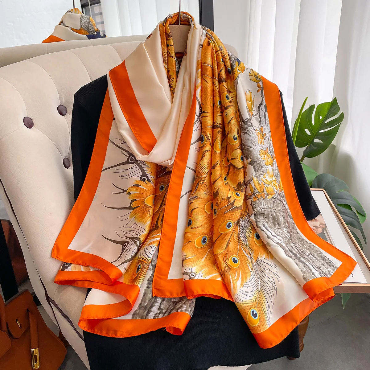 180*90 سنتيمتر رقيقة جديدة طويلة الحرير والأوشحة في الربيع و الصيف السيدات طويلة الأوشحة واقية من الشمس مناشف الشاطئ شالات