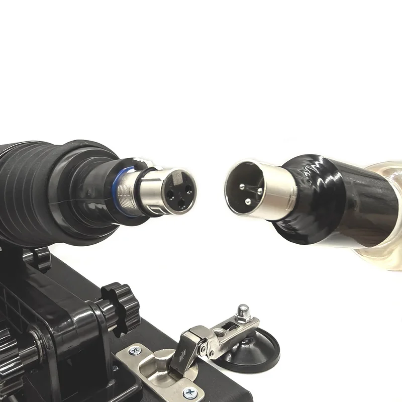 Glass Penis Anal penetration sex toys dildo Butt Plug adult toy sex machine with 3XLR Adapter Quick Air Connector Accessories - Image 5