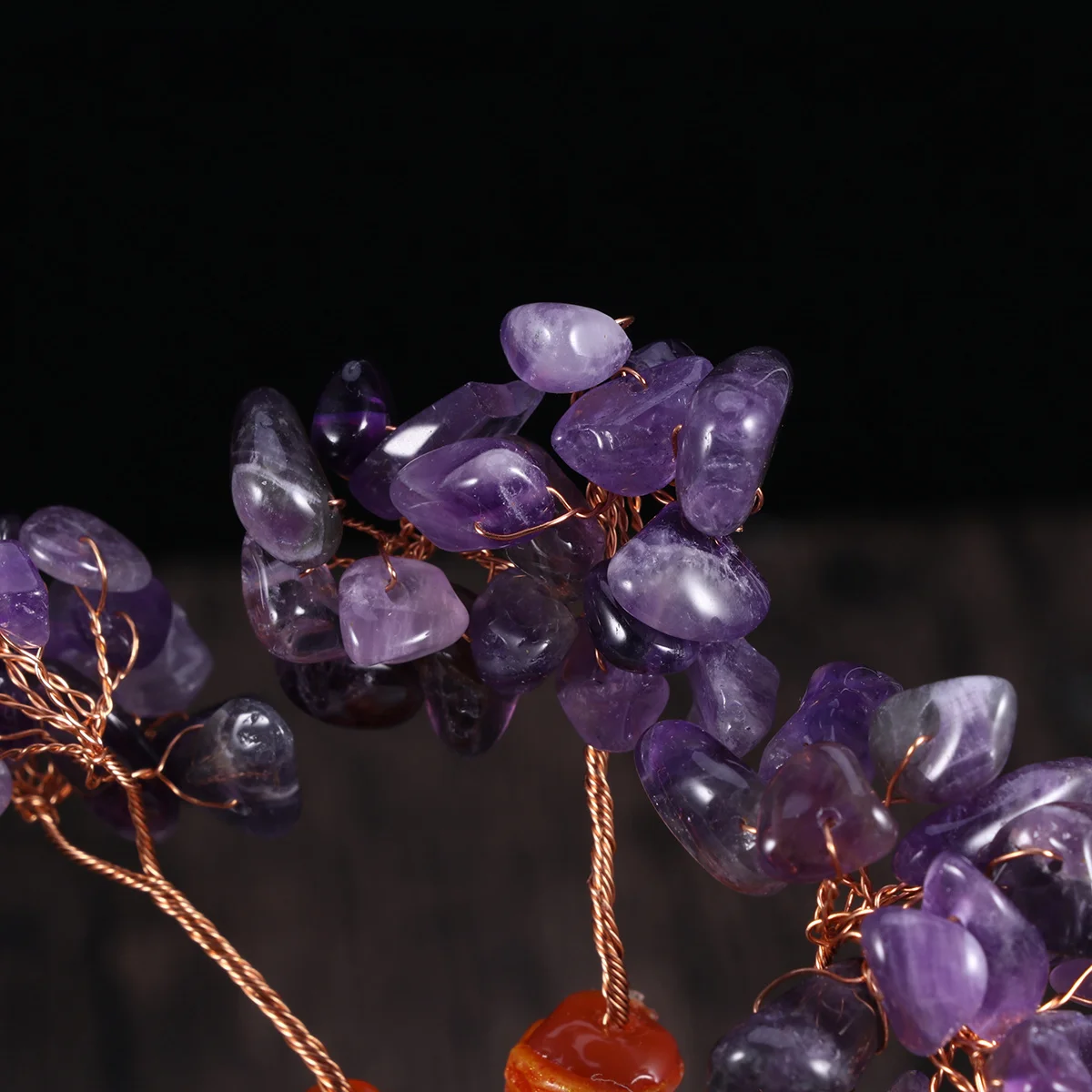 

Crystal Money Design 19cm Bonsai Feng Shui Ornament Home Office Shop Decor Wealth Prosperity Sign