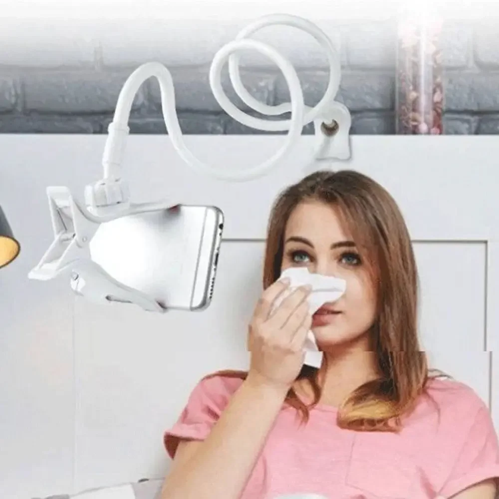 新しい高品質電話サポートマウントラック、フレキシブルベッドデスクトップブラケット、スマートフォンスタンド、ポータブルブラケット、携帯電話ホルダー