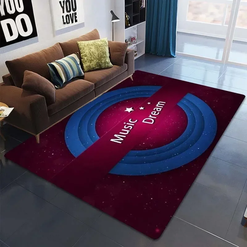 Letter drum carpet children's carpet living room coffee table mat bedroom  shelf drum door mat home non-slip carpet