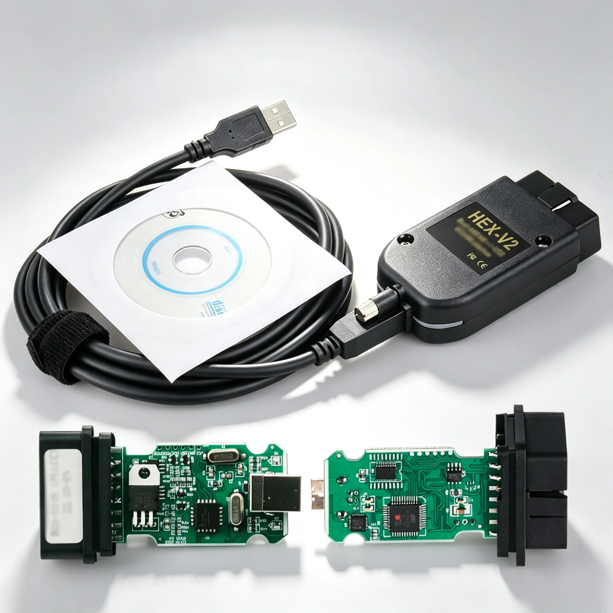 HEX V2 Unlimited VINs Multi-Language Auto Scan VAG COM STM32F429 chip Diagnostic Tools