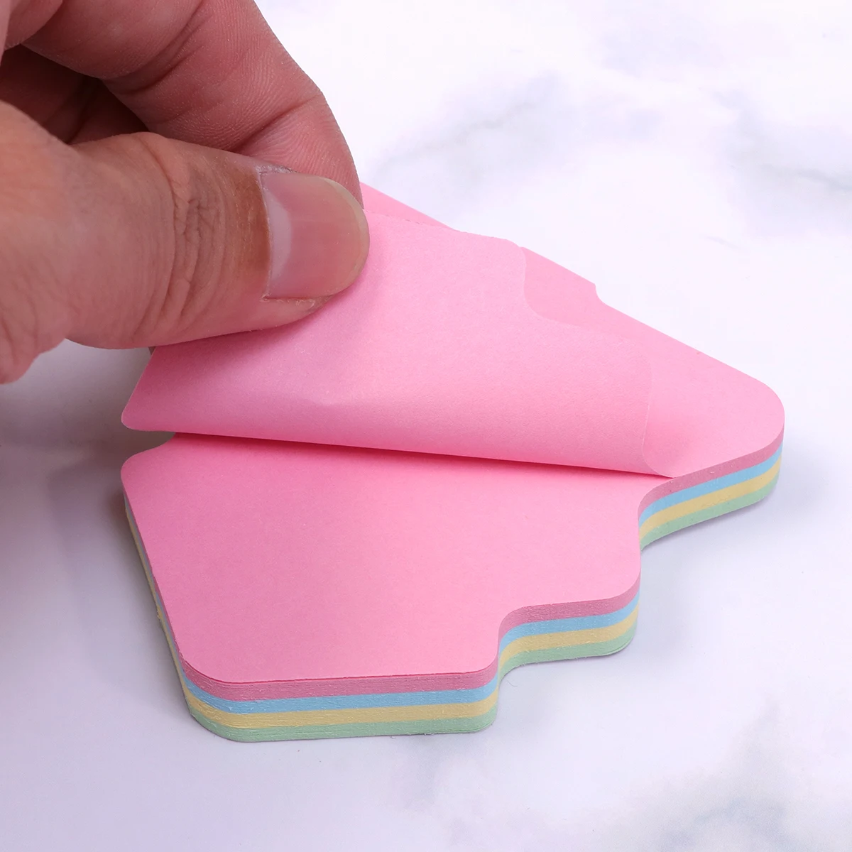 1200 pezzi albero di Natale riutilizzabile nota post promemoria note di carta ideale per casa ufficio scuola mini formato portatile da viaggio