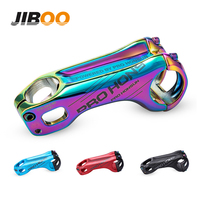 JIBOO - 17 Degree Bicycle Stem CNC High Strength Aluminum Alloy Road MTB Stem 70mm/90mm Mountain Bike Handlebar Bridge Parts
