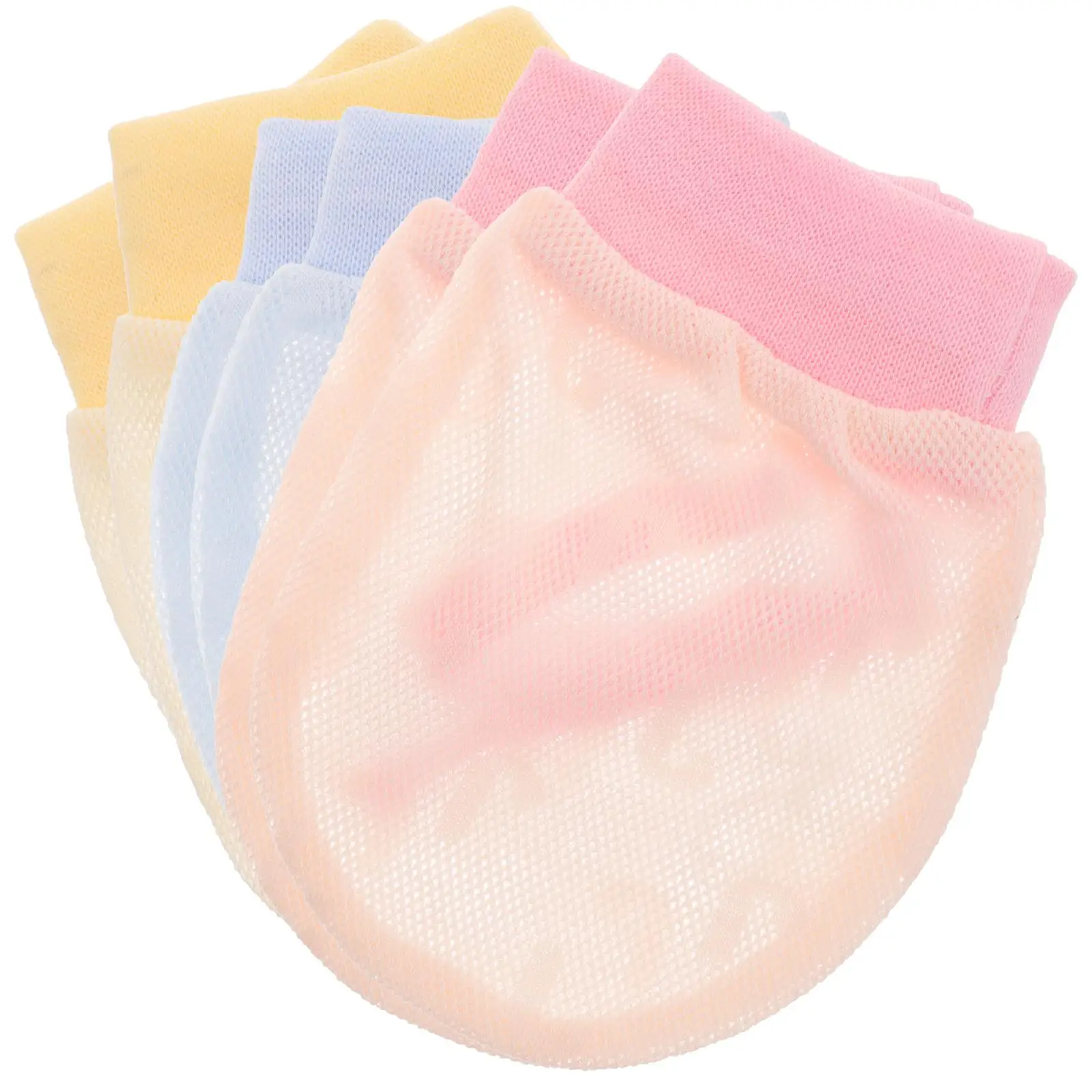 3 Pairs Face Scratch Gloves Toddler Baby Boy Girl Anti Mittens Waterproof Supplies Newborn No Kids