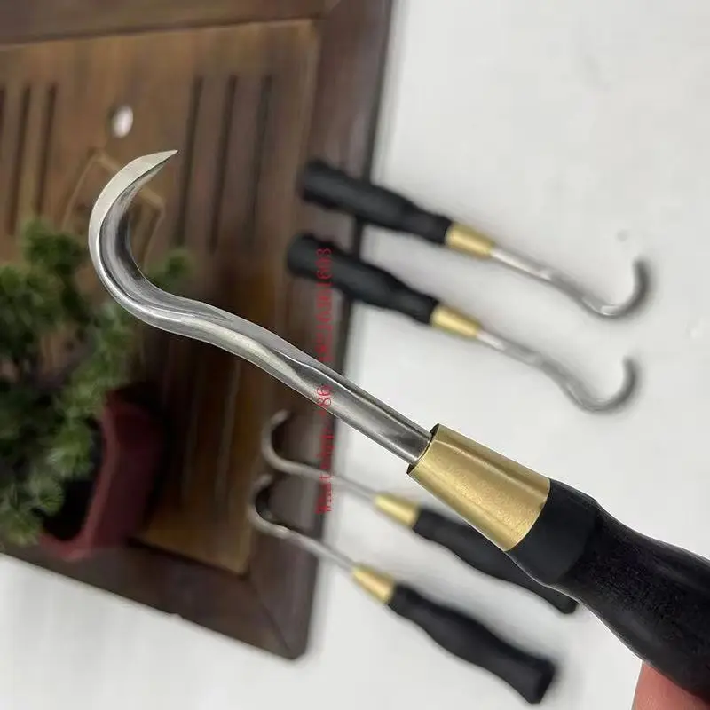 NEW  Special tools for carving modeling Stainless steel brushed carving knife Bonsai relic rod peeling knife