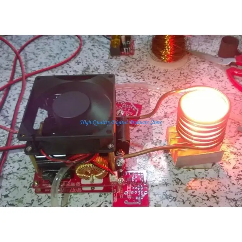 U2JE 1000W ZVS Индукционная нагревательная плата Обогреватель модуля с заменой медной трубки