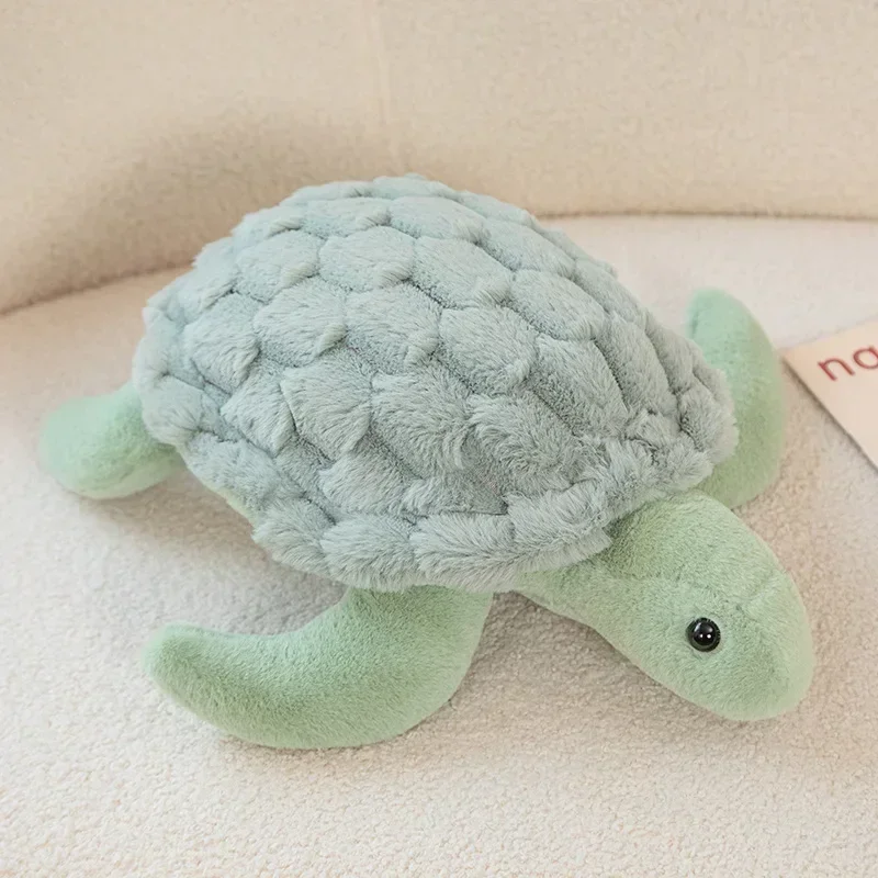 

Cute Anime Sea Turtle Toy Big Eyes Green Soft Plush Doll Christmas Pillow Stuffed Kawaii Gift Birthday New Year Dropshipping