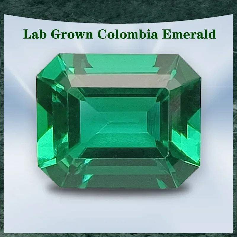 

Top Lab Grown Colombia Emerald Stones Hand-cut Selectable AGL Certificate Hydrothermal Emeralds for Diy Jewelry Making Materials