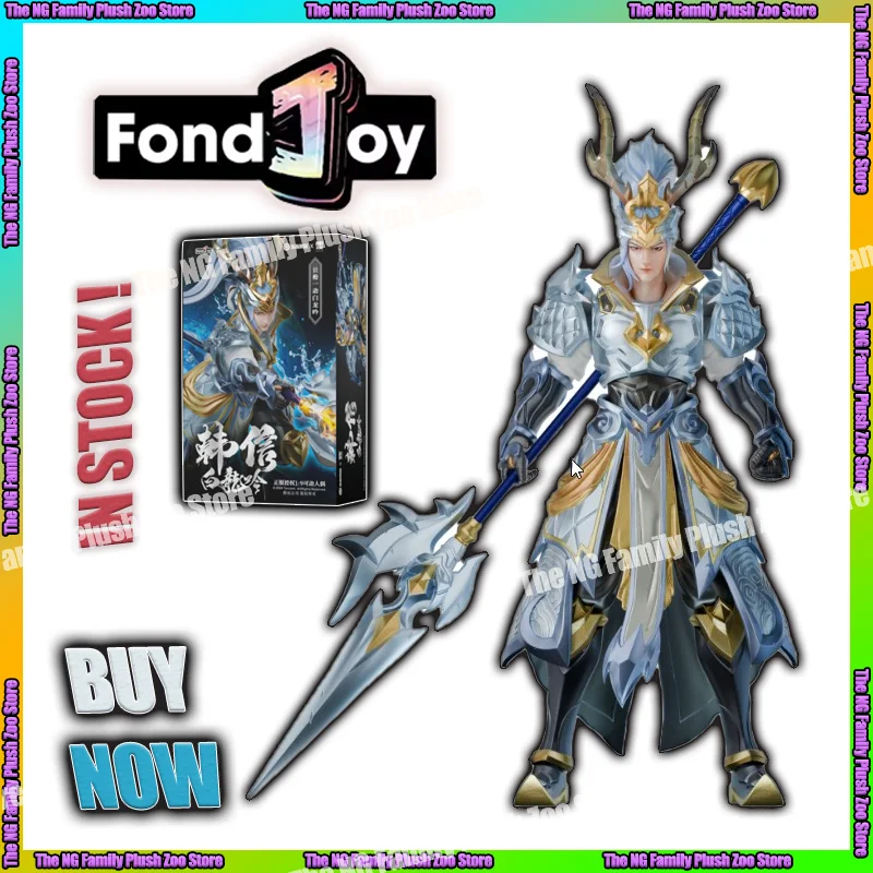 

Original Fondjoy Arena Of Valor Han Xin's White Dragon Song Model 1/9 Scale Anime Action Figure Collection Boys Kids Gifts Toys